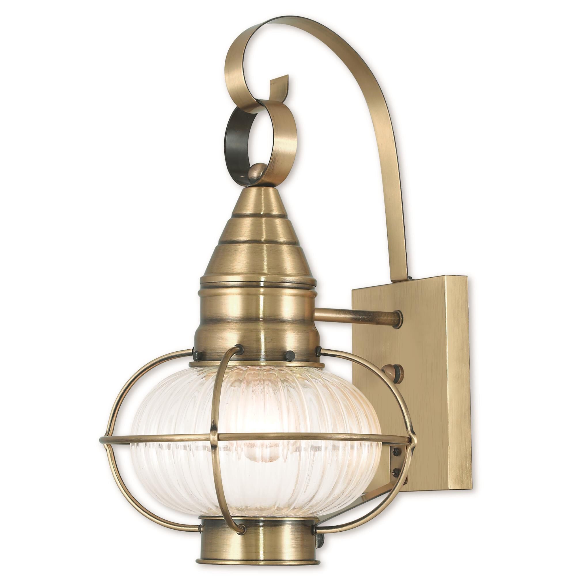 Newburyport 14 Inch Tall 1 Light Outdoor Wall Light by Livex Lighting